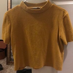 Zara mock neck sweater top